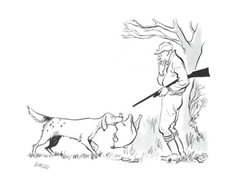 Охотник мультяшный