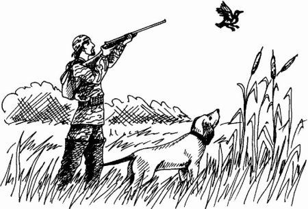 Дети на охоте