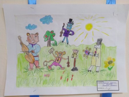 Нарисовать рисунок к теме квартет