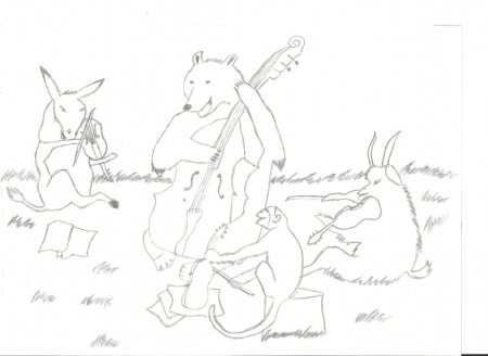 Струнный квартет басня