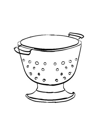 Дуршлаг рисунок