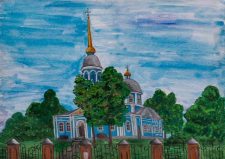 Новогодний Курск рисунки