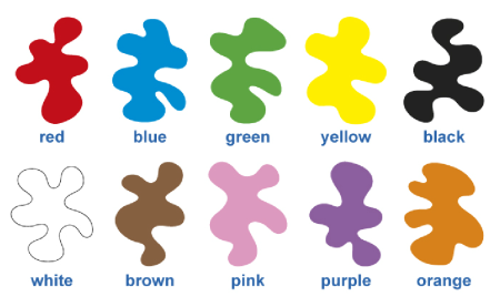 Цвета на английском для малышей