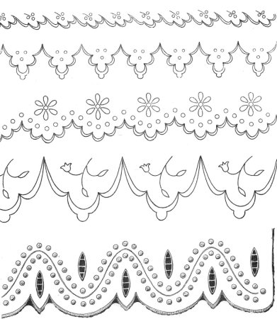 Рисование кружевом