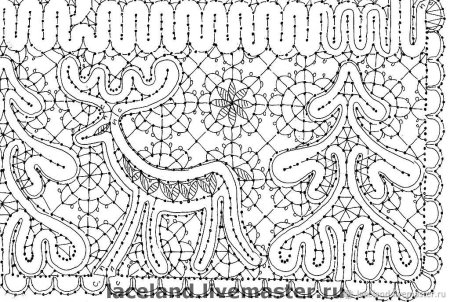 Елецкое кружево сколок