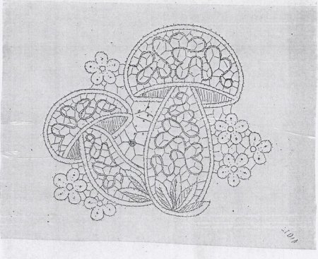 Сколки Вологодского кружева вилюшка