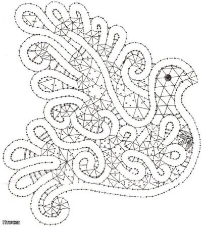 Сколок для Вологодского кружева