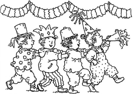 Раскраска карнавал