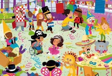 Карнавал детский иллюстрация