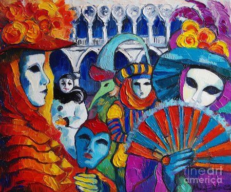 Венецианский карнавал композиция ДХШ