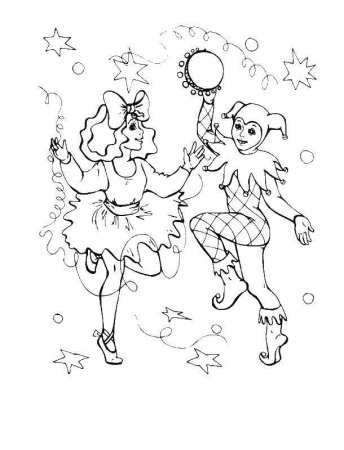 Карнавал рисунок для детей