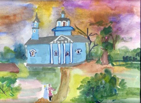 Рисование дом в котором я живу