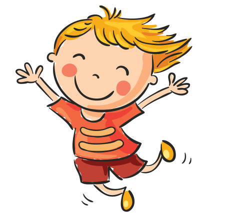 Счастливый мальчик мультяшный