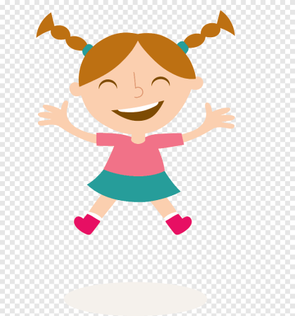 Прыгать мультяшная