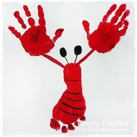 Рисование ладошками и ножками