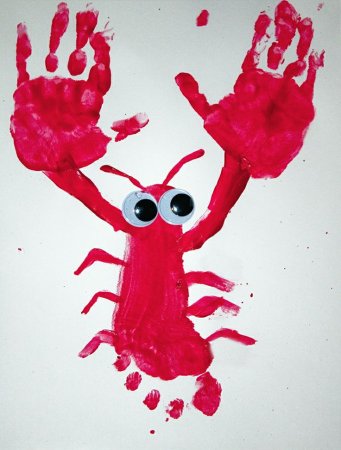 Рисование ладошками для детей