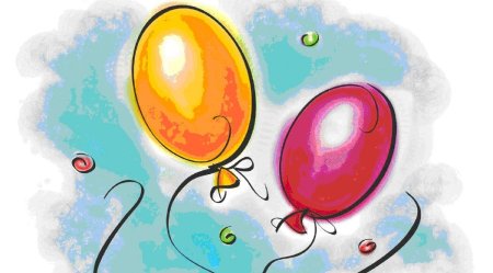 Шарики нарисованные