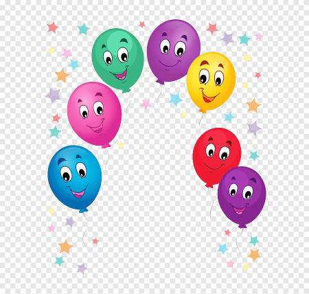 Рисование цветные шары