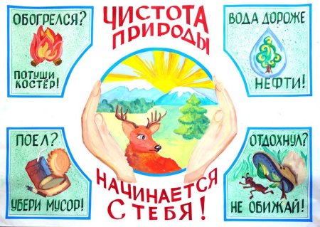 Плакат по защите природы