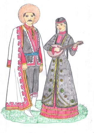 Национальный костюм Башкиров Южного Урала