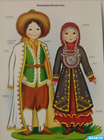 Башкирский орнамент на одежде