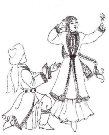 Дети в башкирском национальном костюме