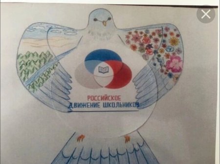 Детские рисунки РДШ