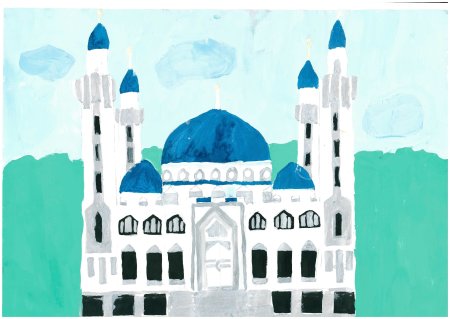 Мечеть Майкоп рисунок