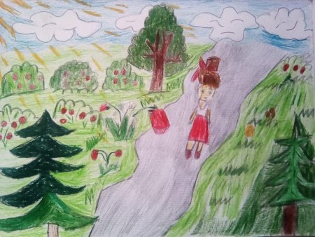 Детский рисунок про Адыгею