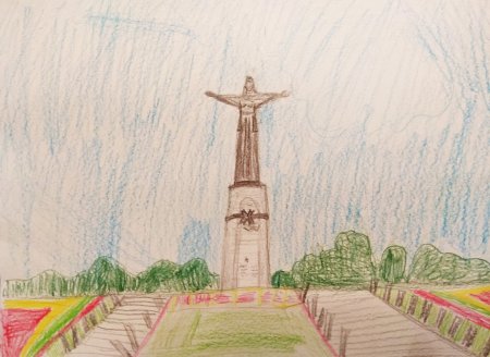 Детские рисунки о родном городе