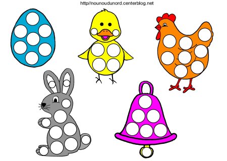 Пальчиковые раскраски для малышей