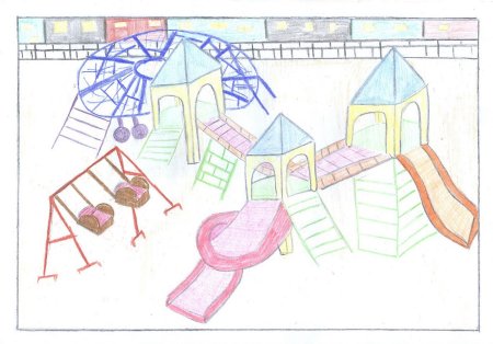 Двор моей мечты рисунки на конкурс