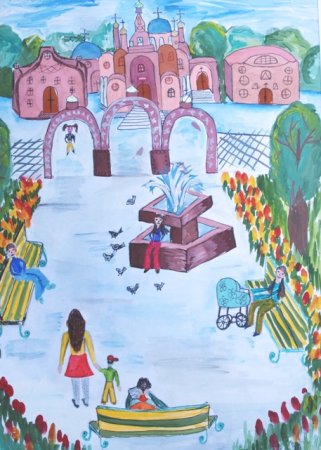 Рисунок мой район