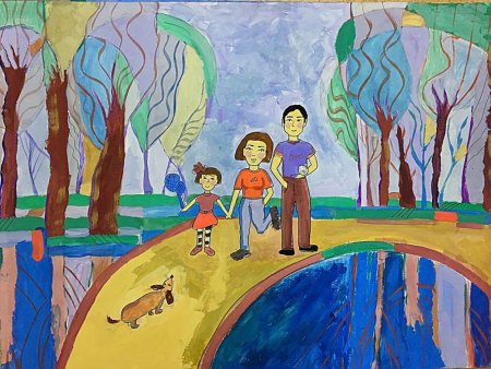 Рисунок родной город