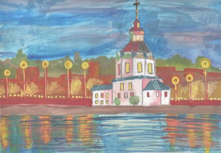 Детские рисунки на тему детский сад