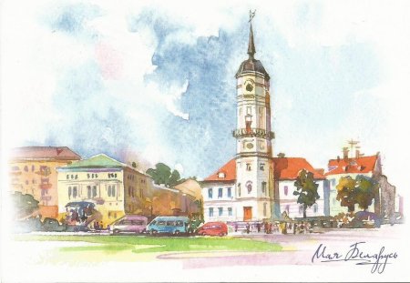 Город Могилев на картинах художников