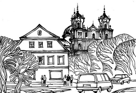 Вокзал Новосибирск главный рисунок