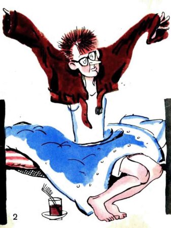 Маршак рассеянный с улицы Бассейной рисунок