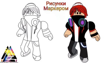 РОБЛОКС рисунки фломастерами