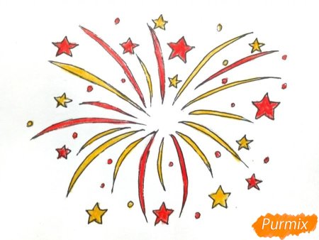 Салют красками для детей