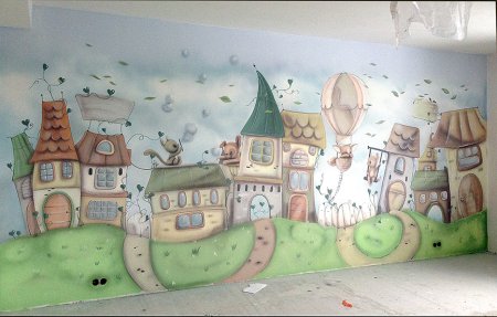 Роспись стен Сказочная