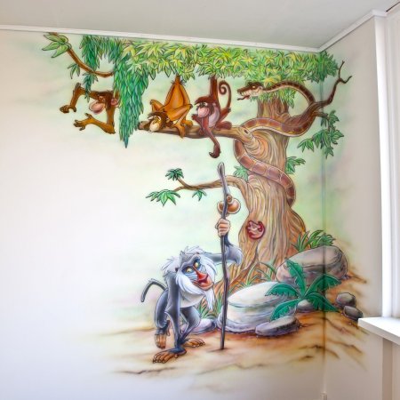 Настенная роспись детская