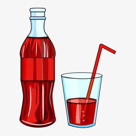 Мультяшная банка газировки