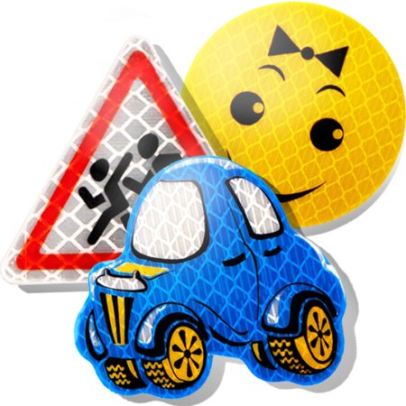 Значок светоотражающий