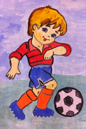 Рисунок на тему физкультура