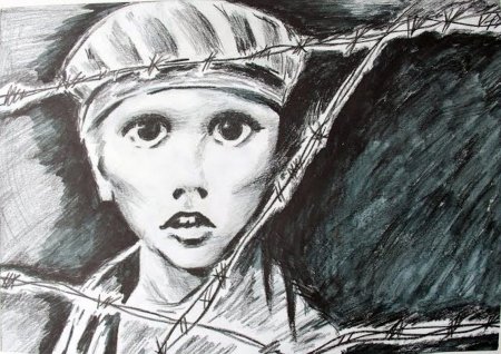 Давид Олер рисунки Холокост