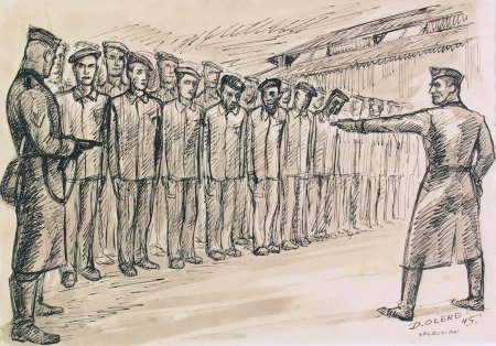 Давид Олер рисунки Холокост