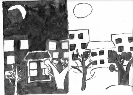 Контраст рисунки детей