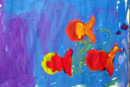 Теплое и Холодное живопись для детей