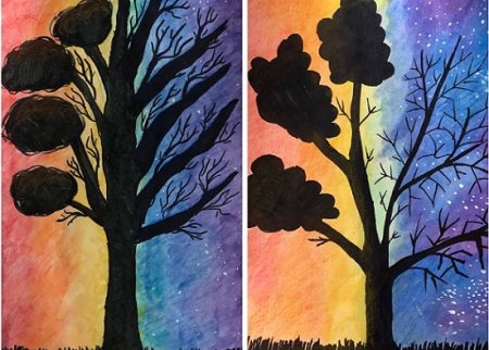 Контрастное рисование